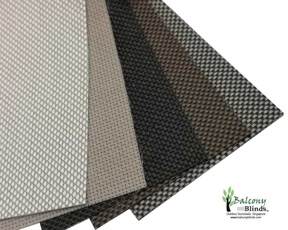 Outdoor Roller Blinds Screen Fabric Material, Singapore - BalconyBlind
