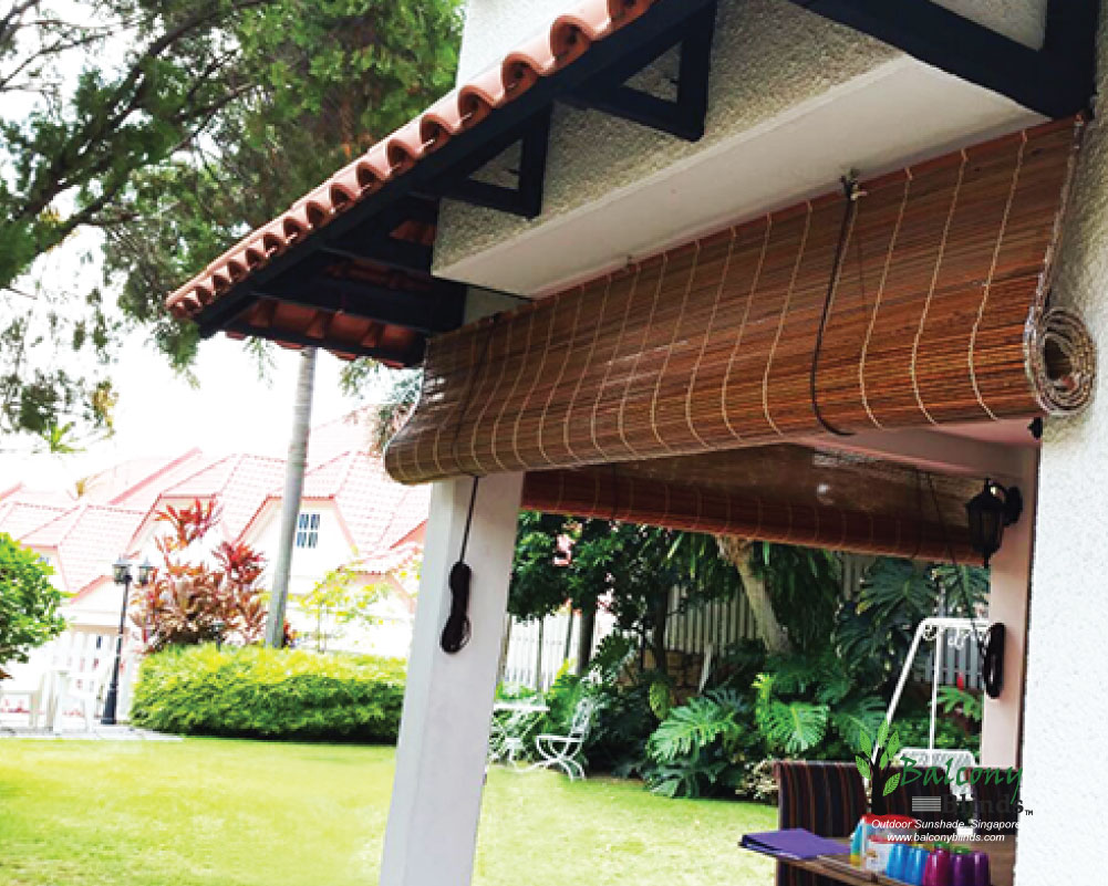 Outdoor Bamboo Chick Blinds Gallery BALCONYBLINDS