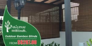 Outdoor Bamboo Blinds Promotion, Singapore