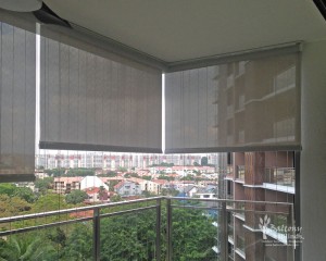 Outdoor Roller Blinds for Condo Balcony, Outdoor Blinds Singapore