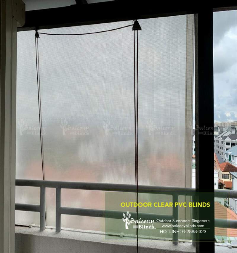Transparent Clear Outdoor Blinds
