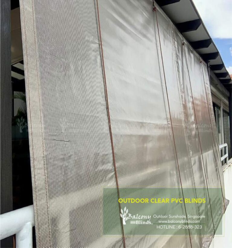 Outdoor PVC Canvas Blinds BALCONYBLINDS