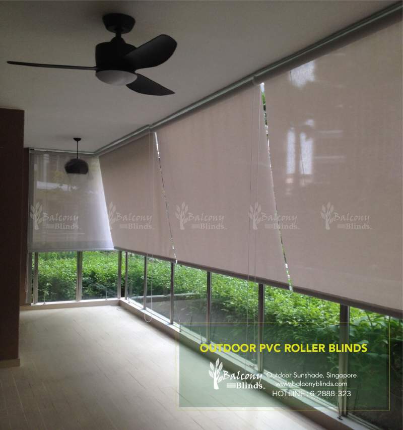 Outdoor Roller Blinds at Bartley Residences Condominium