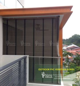 Outdoor PVC Venetian Blinds at Flora View, Condominium (View Outside)