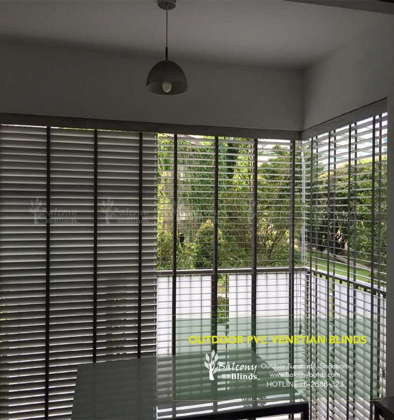 Outdoor PVC Venetian Blinds at Tampines Central 8