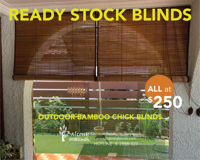 Ready Made Blinds, Bamboo Chick Blinds - Save More Promo